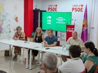 El alcalde de Jaén y el concejal Carlos Alberca presentan precandidatura en el PSOE para optar a la Alcaldía