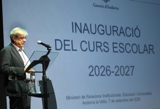 El ministre d'Educació, Ladislau Baró