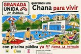 Foto: Granada Unida impulsa una recogida de firmas para reclamar una piscina municipal para el distrito de La Chana
