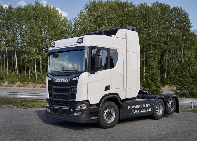 Toyota y Scania probarán la pila de combustible de hidrógeno en 40 camiones pesados