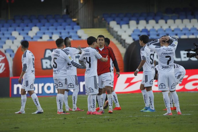 Futbol, Huchipato vs Colo Colo Vigesimosegunda fecha fecha, campeonato Nacional 2026. Colo Colo y , Huachipato, empataron  durante el partido de primera division  disputado en el estadio Ester Roa de Concepcion, Chile. 06/09/2026 Marco