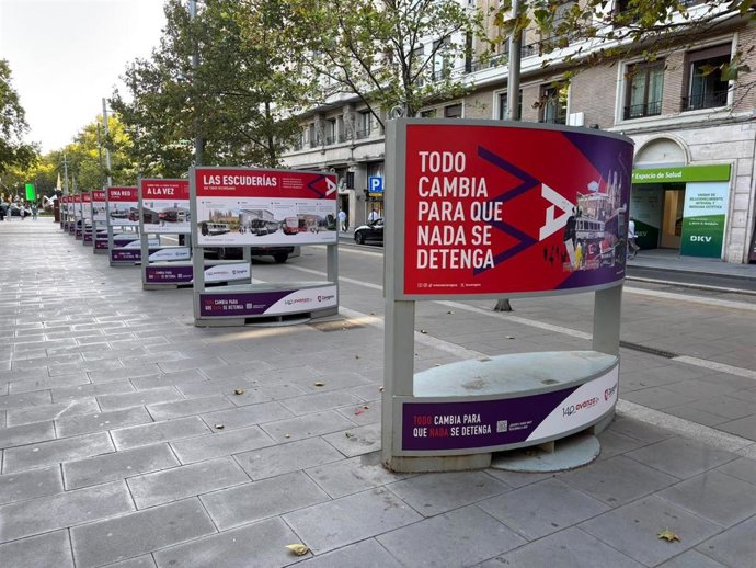 La exposición 'Todo cambia para que nada se detenga', sobre la evolución del transporte urbano, llega a la Gran Vía de Zaragoza