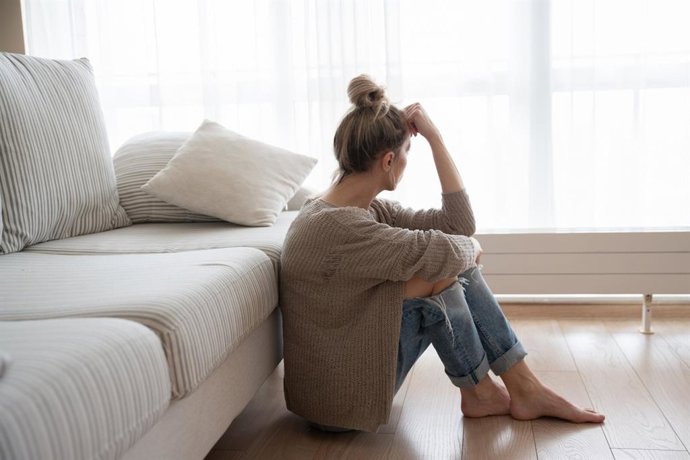 Archivo - Mujer triste.