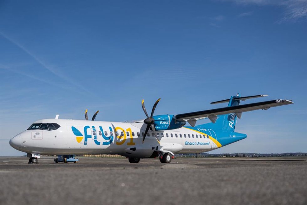 Archivo - La india Fly91 encarga un pedido histórico de 40 aviones ATR 72-600 por más de 800 millones.