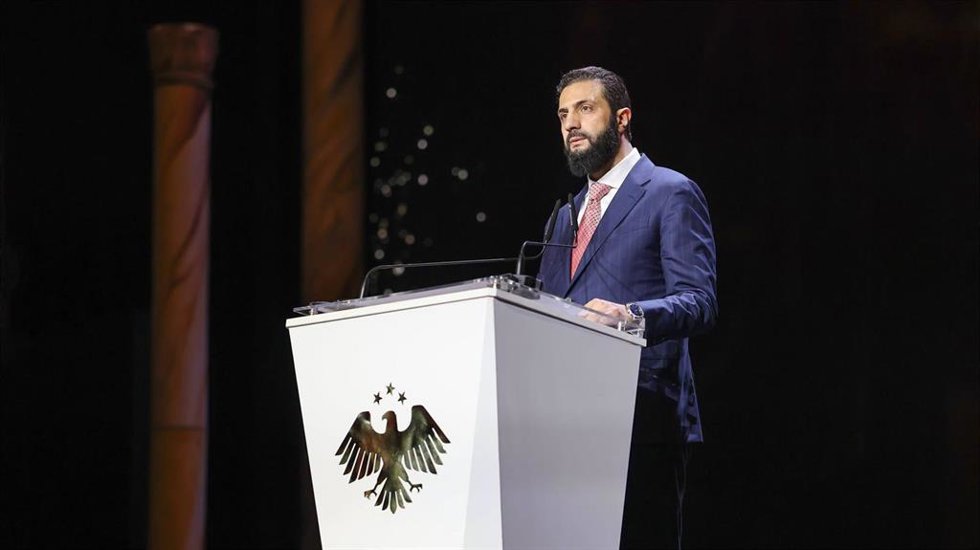 El presidente de transición de Siria, Ahmed al Shara