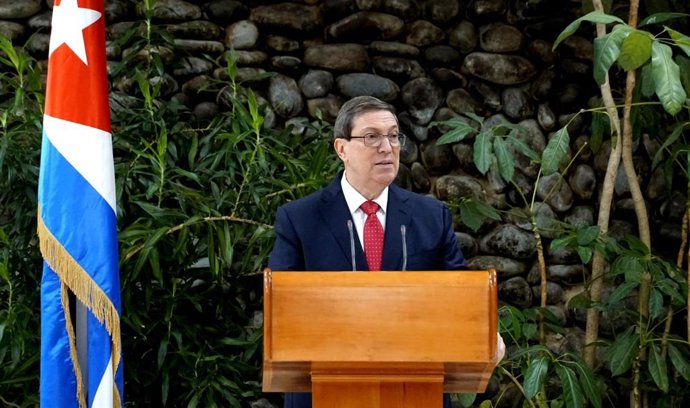 O ministro das Relações Exteriores de Cuba, Bruno Rodríguez