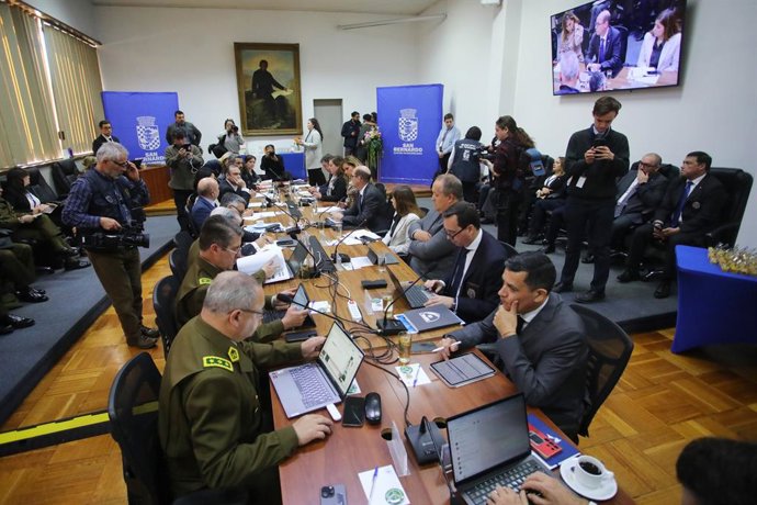 Santiago, 7 de septiembre 2026. Comision de Seguridad Publica del Senado, sesiona en la Municipalidad de San Bernardo  los riesgos a que se ven expuestas las autoridades de eleccion popular en el ejercicio de su cargo dentro del actual contexto del