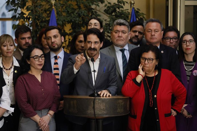 Valparaiso, 7 de septiembre 2026 Diputados de oposicion anuncian interpelacion al ministro de Relaciones Exteriores Francisco Perez Mackenna Sebastian Cisternas/Aton Chile
