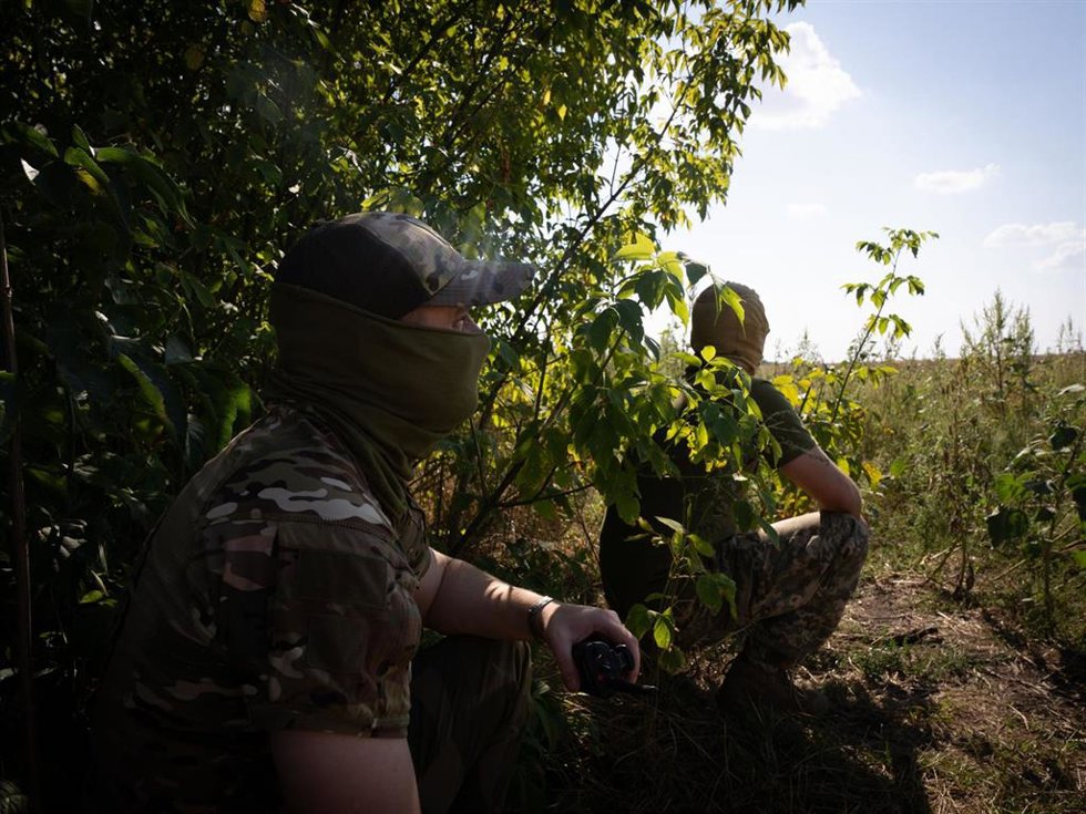 Militares del Ejército de Ucrania en la provincia de Dnipropetrovsk, en el marco de la guerra con Rusia, desatada en febrero de 2022 (archivo)