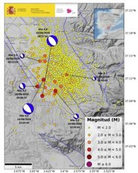 La serie sísmica de Alhendín (Granada) ya ronda los 1.700 terremotos, 150 sentidos por la población