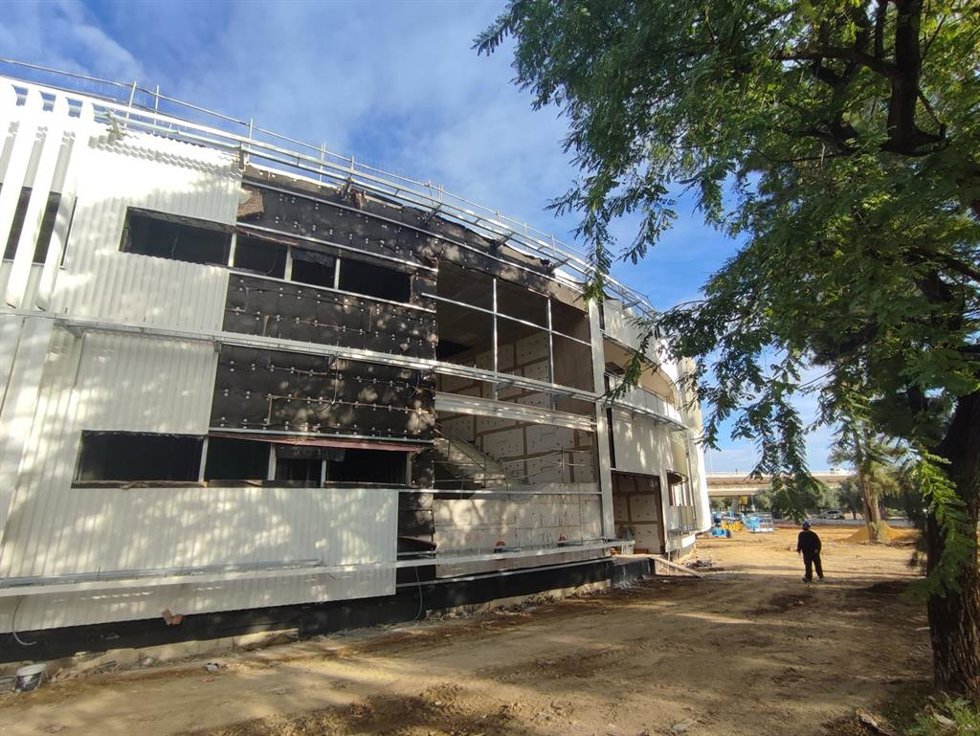 Archivo - El nuevo aulario de la Politécnica, en La Cartuja.