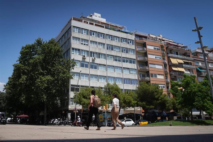 Archivo - Fachada del Institut de Salut Global de Barcelona (ISGLOBAL)