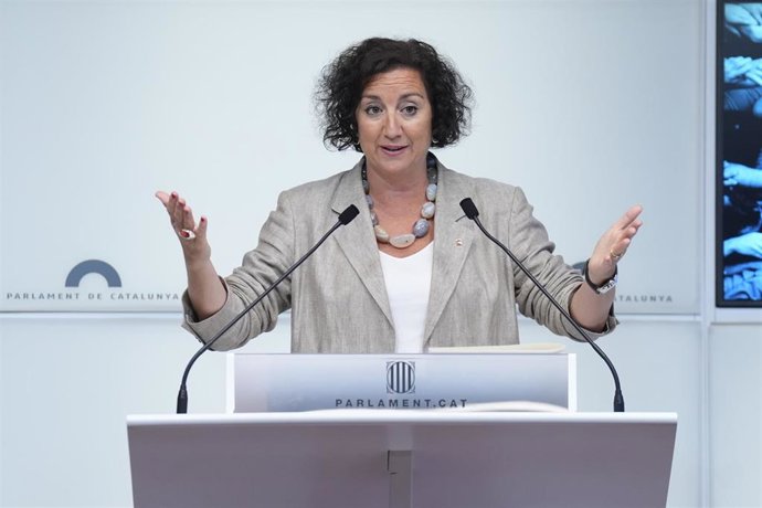 Archivo - La consellera de Economía del Govern de la Generalitat, Alícia Romero, en una imagen de archivo