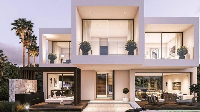 Archivo - Vivienda de lujo.