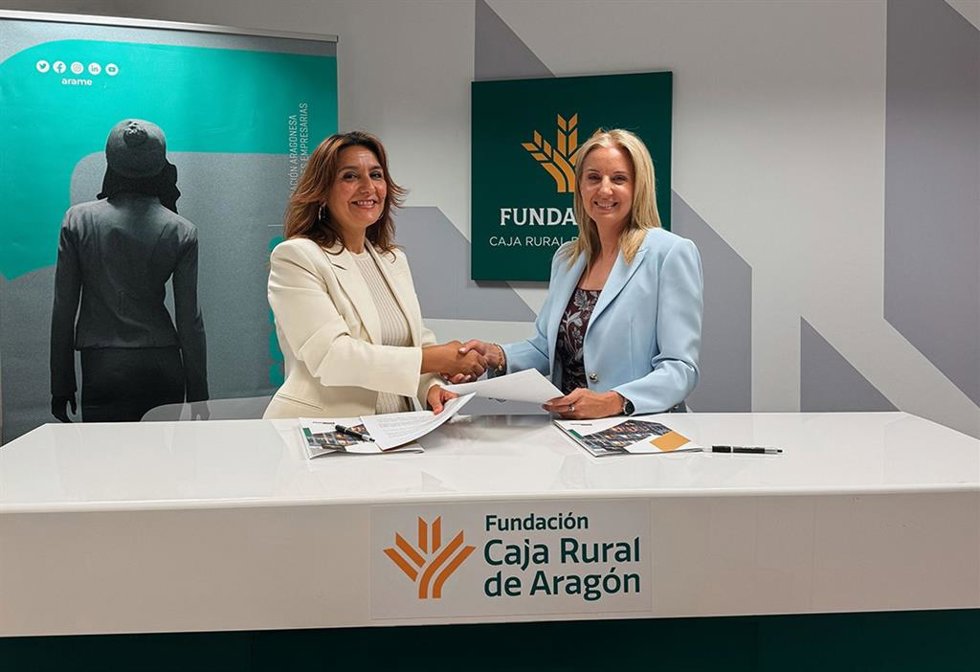 El convenio impulsa un programa anual que resalta el papel de las empresas industriales, la de arte y cultura de Aragón, y el liderazgo transformador de las mujeres que las dirigen