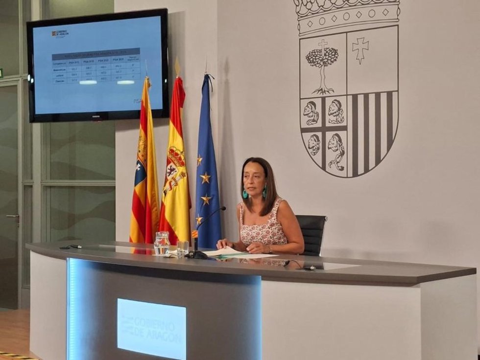 La consejera de Educación, Ciencia y Universidades del Gobierno de Aragón, Carmen Susín.