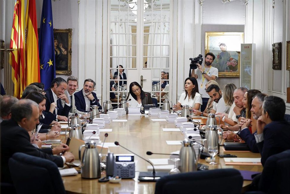 Reunión de la junta de síndics de Les Corts