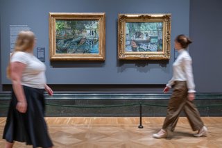 Archivo - Quadres de Monet i Renoir en un museu de Londres