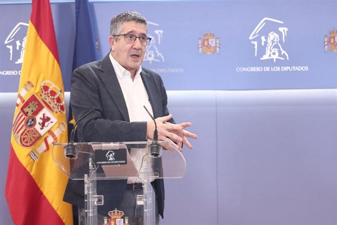 Archivo - El portavoz del PSOE en el Congreso, Patxi López, 