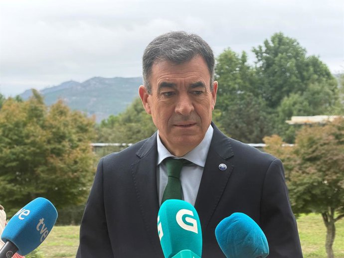 Román Rodríguez este martes en Vigo.