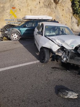 Colisión en la A-348, en la provincia de Granada.