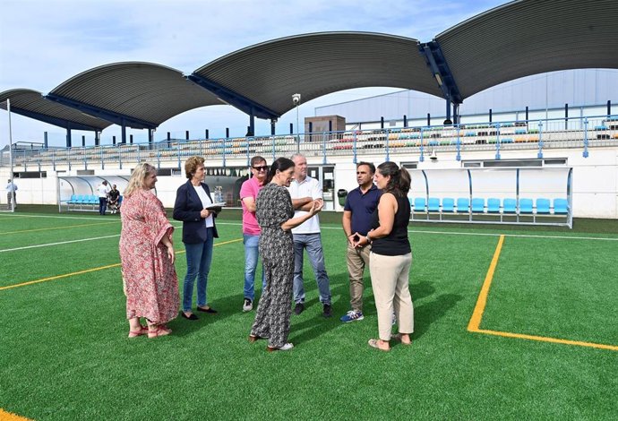 Inauguración del campo de fútbol Vicente Miera.