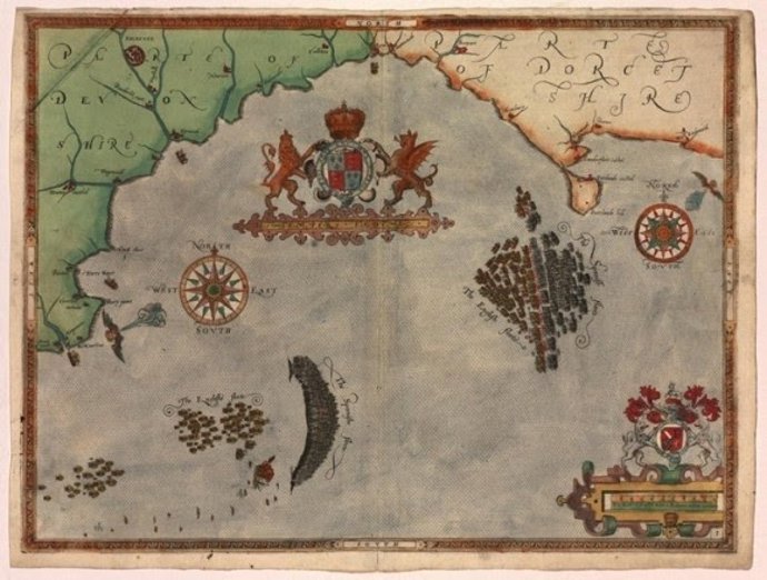Carta naval La Armada Invencible. Exposición Insólitas maravillas.