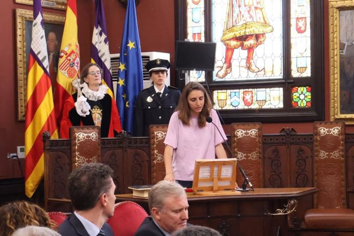 Archivo - La regidora de Unidas Podemos. Lucía Muñoz.