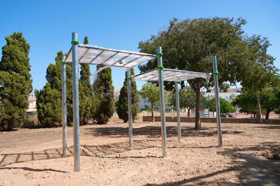 Nueva zona de calistenia en el parque de Arabella-Son Xigala.