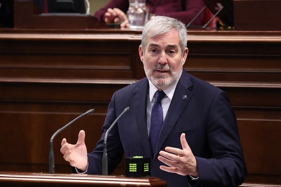 Archivo - El presidente de Canarias, Fernando Clavijo
