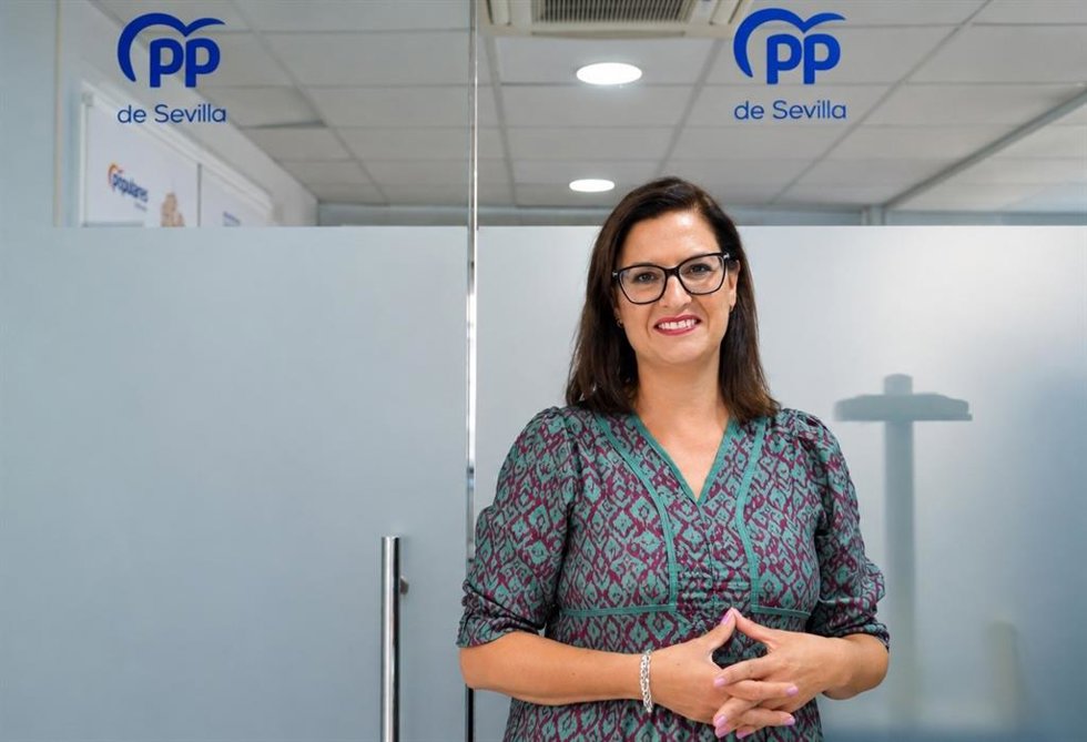 La vicesecretaria de Desarrollo Educativo y Formación Profesional del PP de Sevilla, Gloria Guillén
