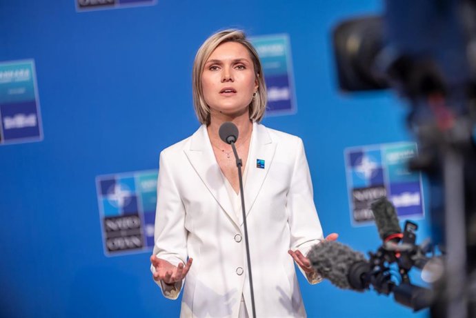 Archivo - La primera ministra de Islandia, Kristrun Frostadottir