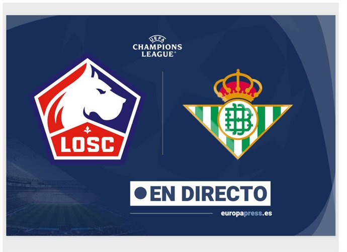 Onces Iniciales probables: Lille - Betis: resumen y estadísticas del partido de Fase de Grupos (I) de Champions