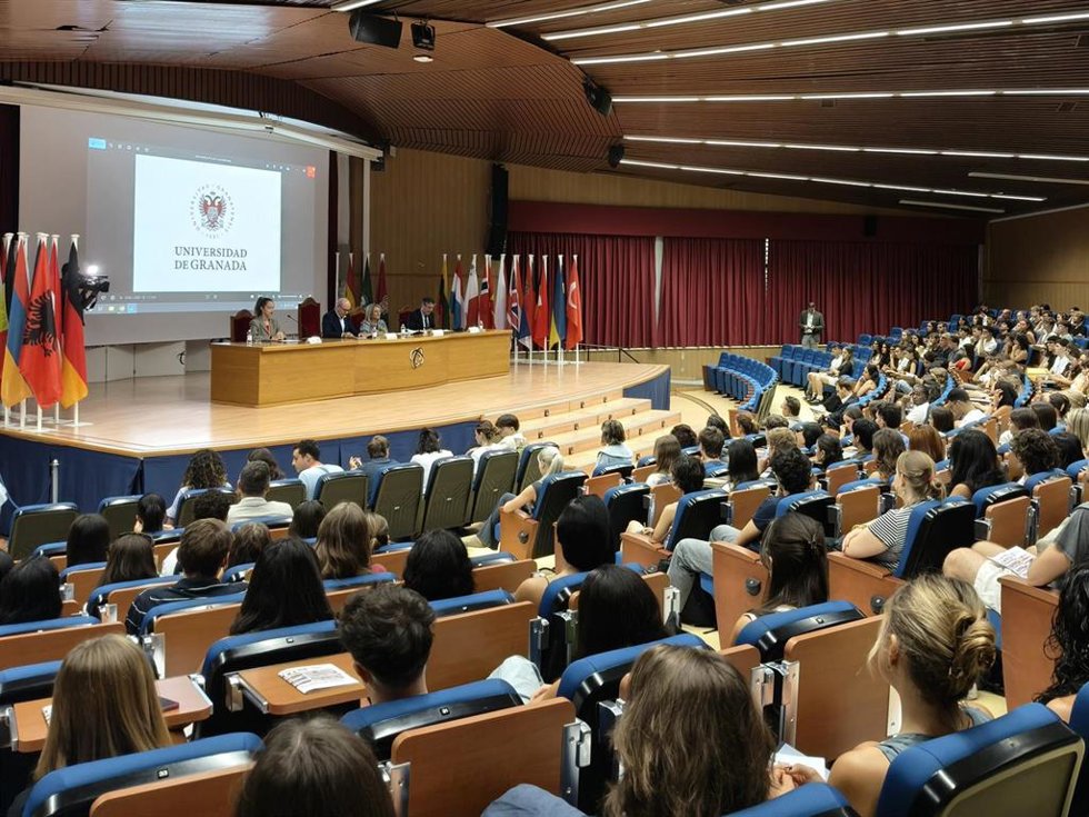 Las Jornadas de Recepción para Estudiantes Internacionales en la Universidad de Granada.