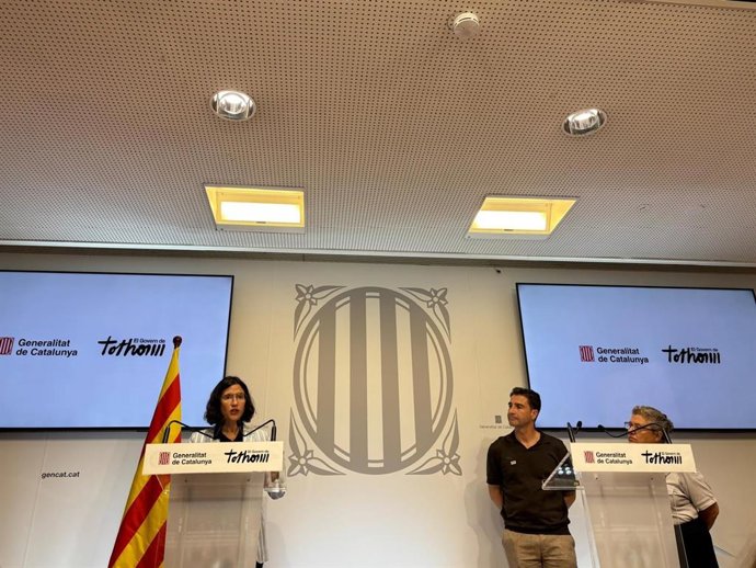 Rueda de prensa de Parlon, Segalà y Solé este martes