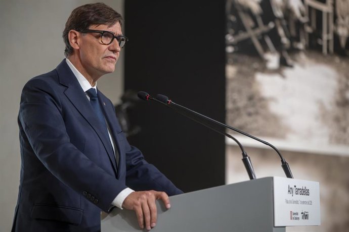 El presidente de la Generalitat, Salvador Illa, en una imagen de archivo