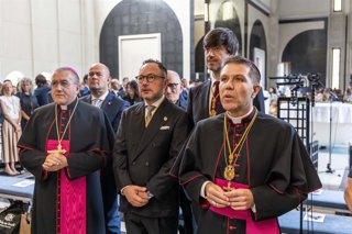 Espot junt amb Piero Pioppo i Josep-Lluís Serrano Pentinat