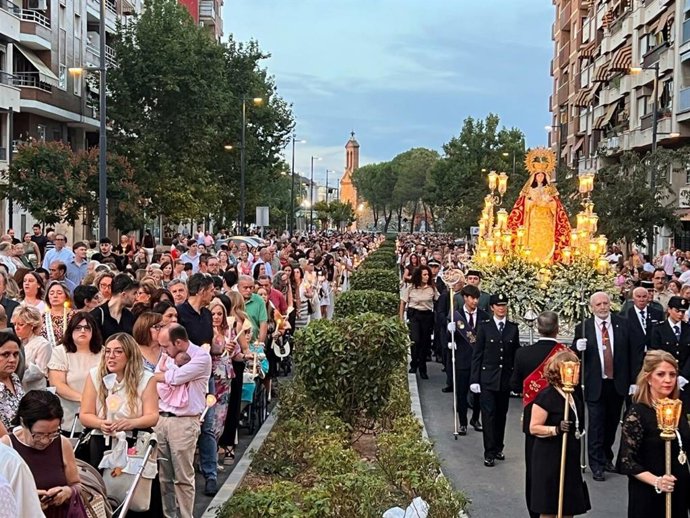 Procesión de la Virgen de Gracia de Puertollano.