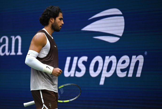 El tenista español Carlos Alcaraz durante el US Open 2026