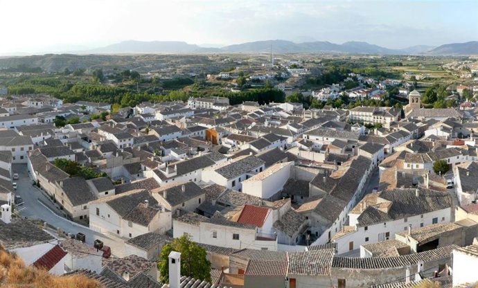 Vista del municipio granadino de Galera.