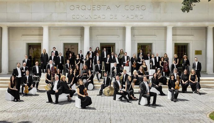 Archivo - La Orquesta y Coro de la Comunidad de Madrid.