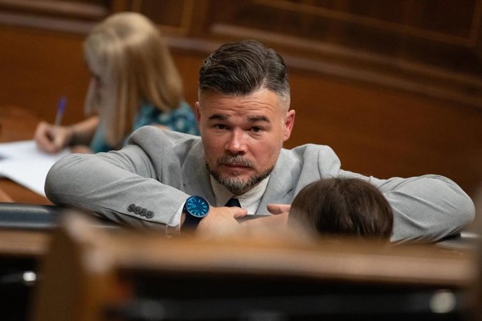 El portavoz de ERC en el Congreso, Gabriel Rufián.