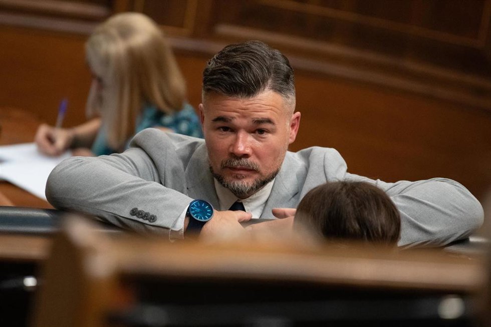 El portavoz de ERC en el Congreso, Gabriel Rufián.
