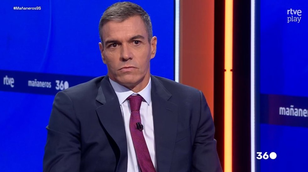 El presidente del Gobierno, Pedro Sánchez