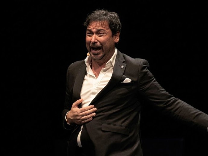 El cantaor flamenco José Valencia en una actuación