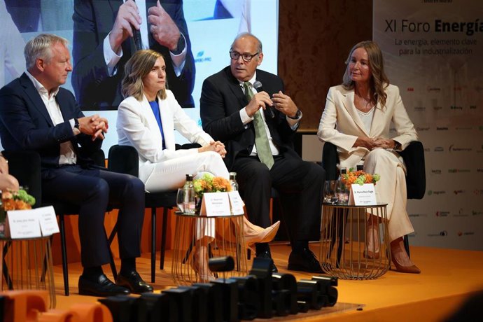 El consejero delegado de Iberdrola España, Mario Ruiz-Tagle, interviene en el XI Foro Energía organizado por ‘El Economista’, en el Four Seasons Hotel Madrid, a 9 de septiembre de 2026, en Madrid (España). 