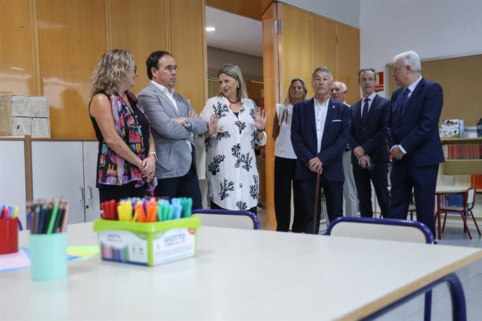 El president de la Generalitat, Juanfran Pérez Llorca, en l'obertura de curs a Caudiel.