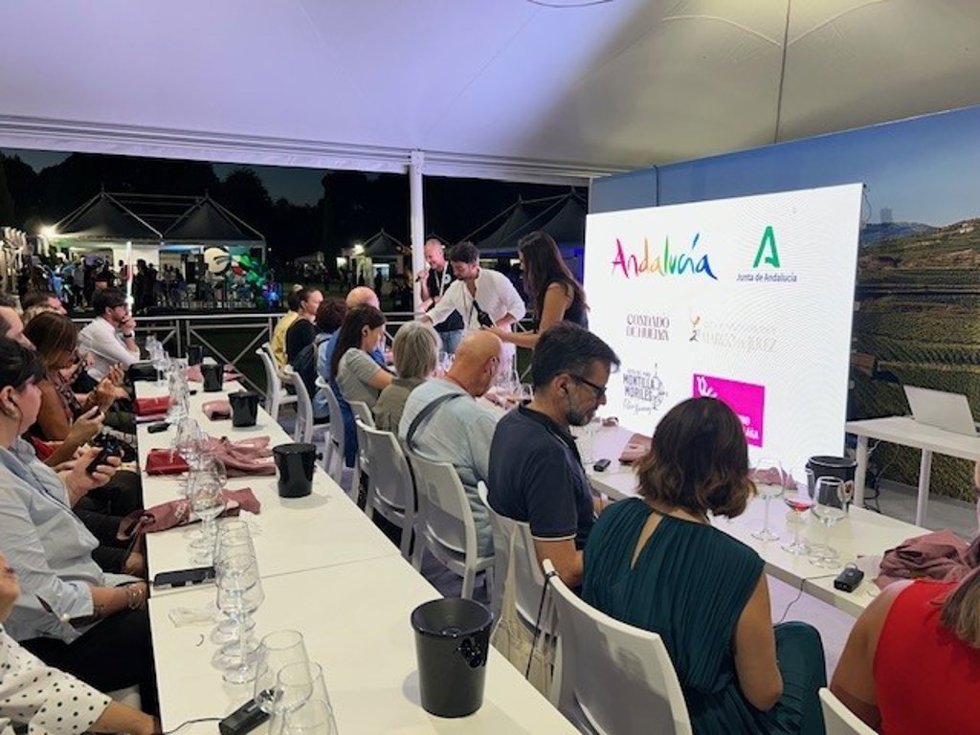 Andalucía posiciona su oferta enoturística ante el mercado italiano en el salón Vinòforum de Roma.