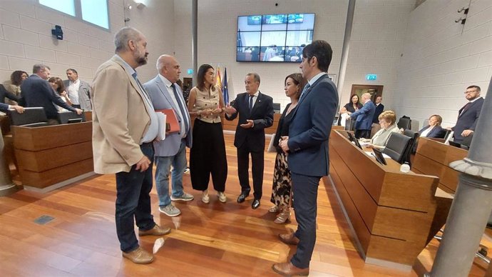 Diputados del equipo de gobierno de la DPZ.