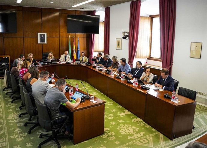 Reunión de la Junta de Portavoces del Parlamento andaluz.